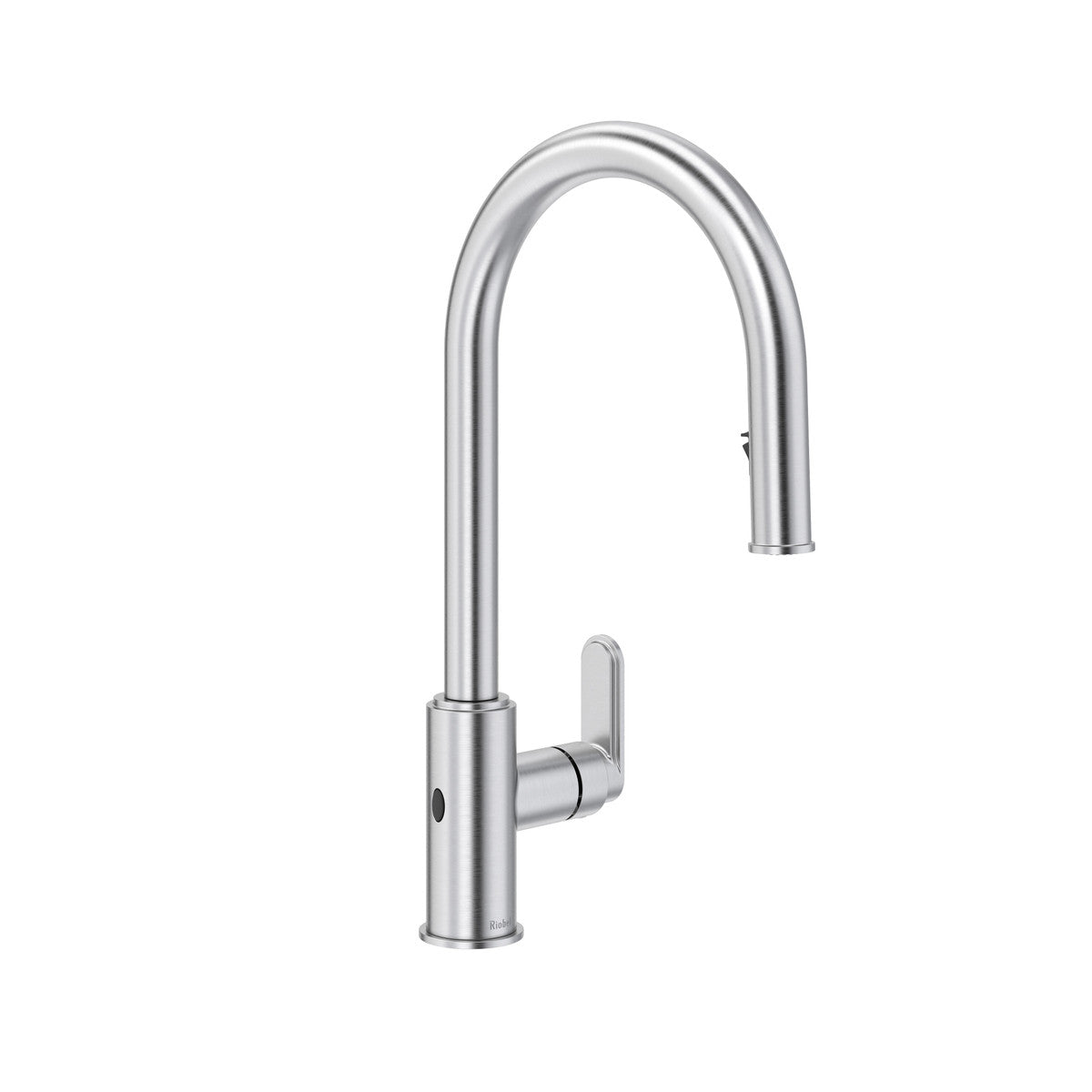 Riobel Arca Pull-Down Touchless Kitchen Faucet With C-Spout Dual Spray 1.5 GPM