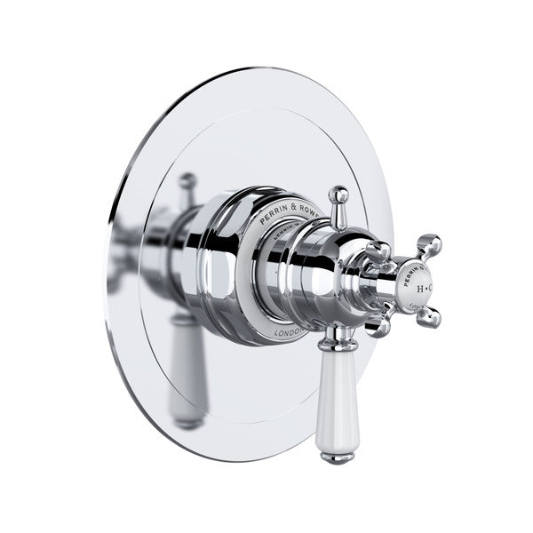 Perrin & Rowe Edwardian 1/2" Therm & Pressure Balance Trim With 2 Functions (No Share) U.TEW44W1L