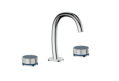 Vogt Mond 8" C.C. Lavatory Faucet With Pop-Up Drain - Moon Handle - BF.M1.1331