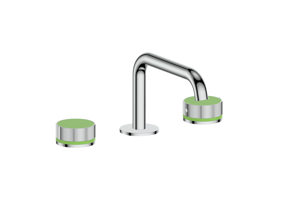 Vogt Mond 8" C.C. Lavatory Faucet With Pop-Up Drain Angular Spout in Chrome