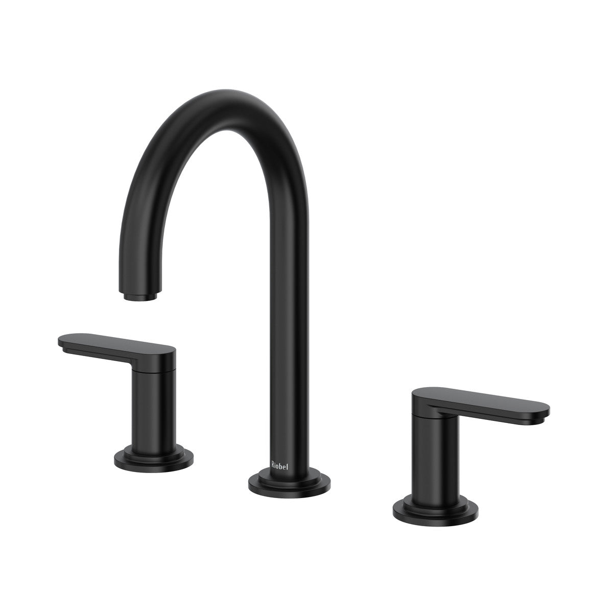 Riobel Arca Widespread Lavatory Faucet With C-Spout & Push Drain