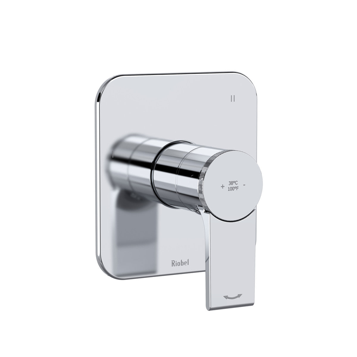 Riobel Fresk 1/2" Therm & Pressure Balance Trim With 5 Functions (Share) - TFR45