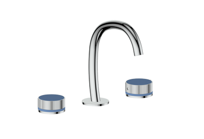 Vogt Mond 8" C.C. Lavatory Faucet With Pop-Up Drain - Moon Handle - BF.M1.1331