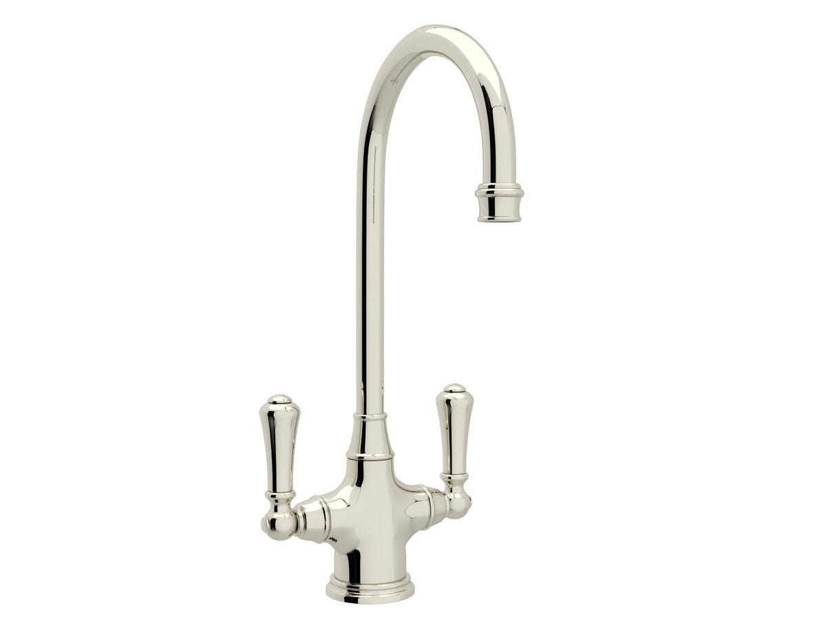 Perrin & Rowe Georgian Era Two Handle Bar/Food Prep Kitchen Faucet