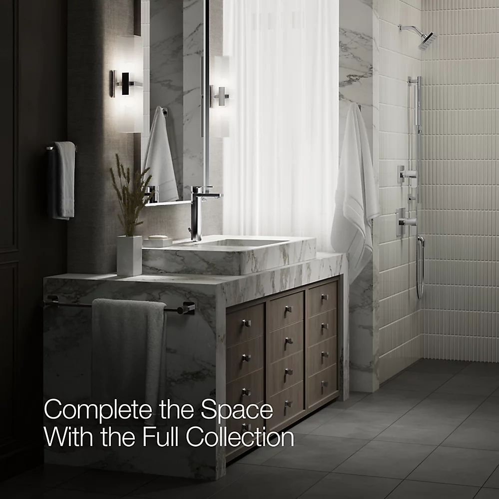 Kohler Parallel Tall Single-Handle Bathroom Sink Faucet, 1.2 GPM