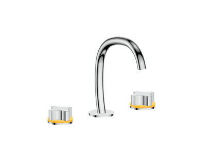 Vogt Mond 8" C.C. Lavatory Faucet With Pop-Up Drain - Crescent Handle - BF.M2.1331