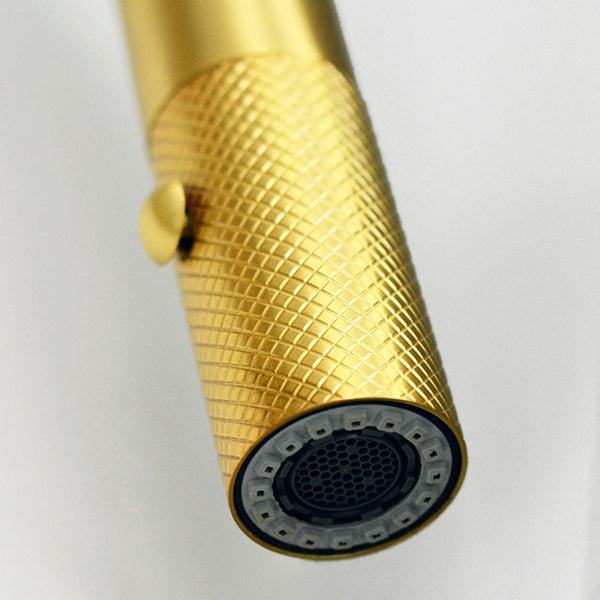 Vogt Drava Pull Down 16" Kitchen Faucet With C-Spout - KF.16D1.1214