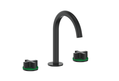 Vogt Mond 8" C.C. Lavatory Faucet With Pop-Up Drain - Cross Handle
