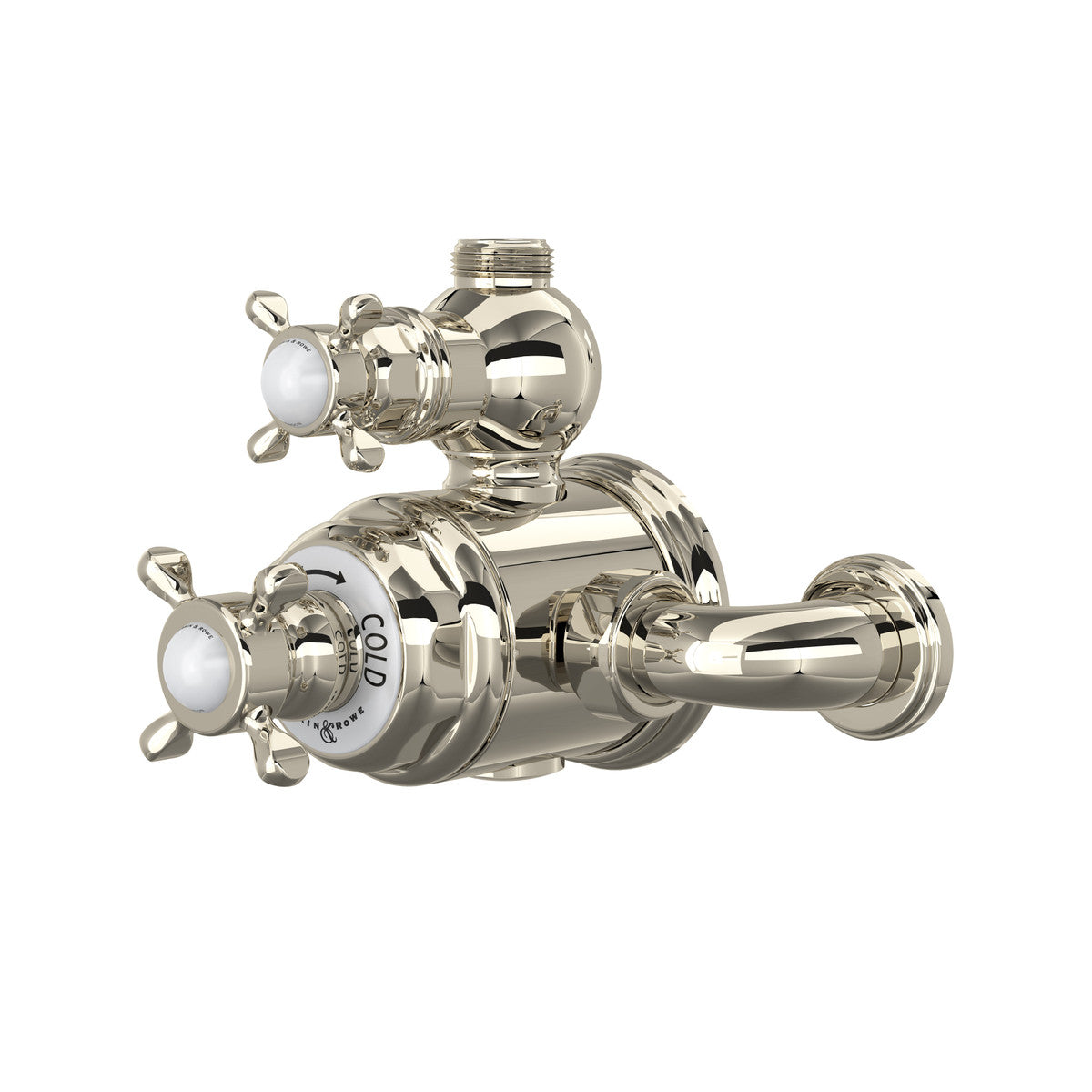 Perrin & Rowe Edwardian 3/4" Exposed Therm Valve With Volume & Temperature Control Cross Handle