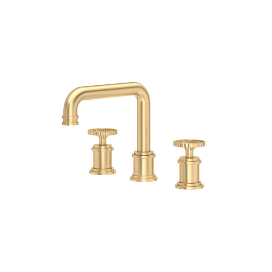Perrin & Rowe Armstrong Widespread Lavatory Faucet With U-Spout - Wheel Handle