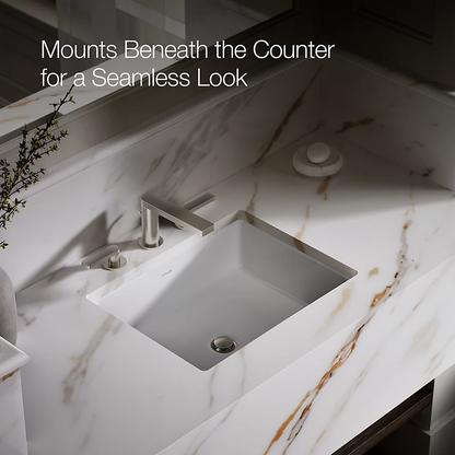 Kohler Verticyl 19-3/4" Rectangular Undermount Bathroom Sink - K-2882