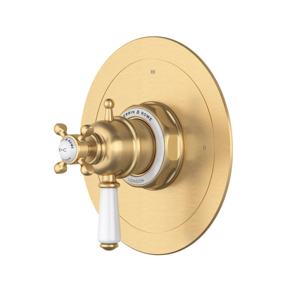 Perrin & Rowe Edwardian 1/2" Therm & Pressure Balance Trim With 3 Functions (Share) U.TEW23W1L