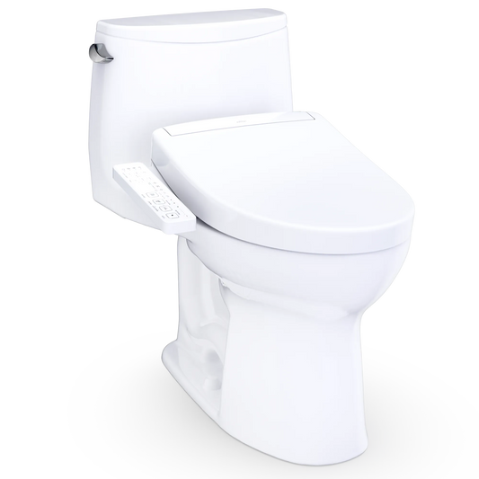 TOTO NEW Ultramax Washlet + S2 One-Piece Toilet - 1.6 GPF Universal Height