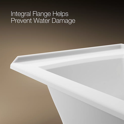 Kohler Archer 60" x 30" Alcove Bath, Right Drain