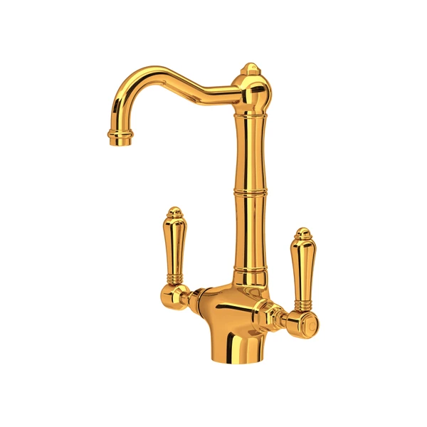 Rohl Acqui Two Handle Bar/Food Prep Kitchen Faucet With Lever Handles - A1680LM-2