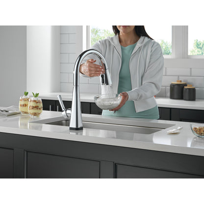 Delta Lenta Touchless Pull-Down Kitchen Faucet