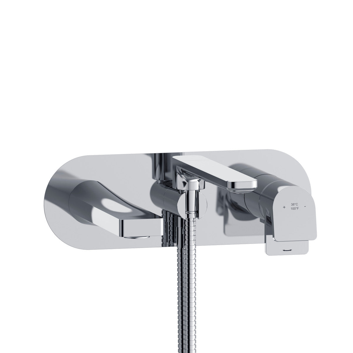 Riobel Ode Garniture de remplisseur de baignoire thermostatique/compensateur de pression à montage mural - TOD21