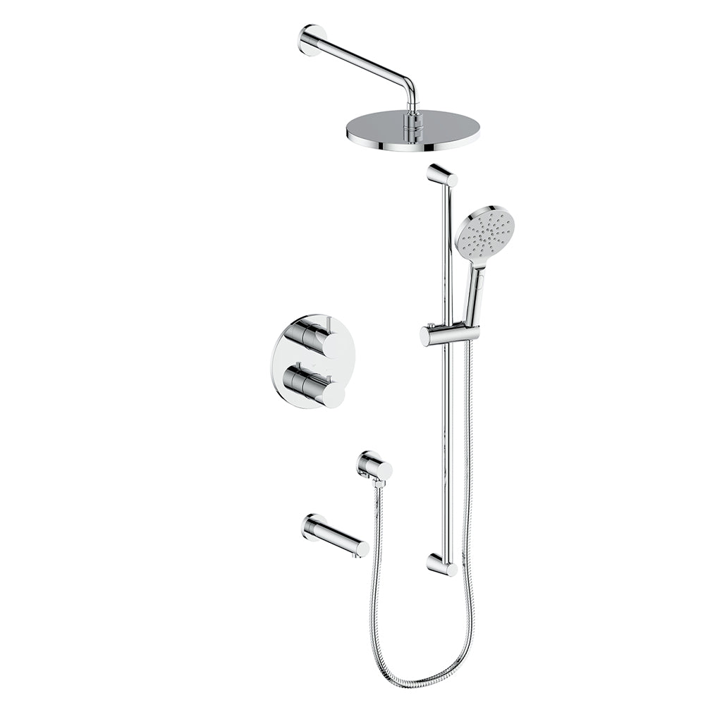 Vogt Wörgl 3-Way Thermostatic Shower System Trim Only - TM.OR.320.320