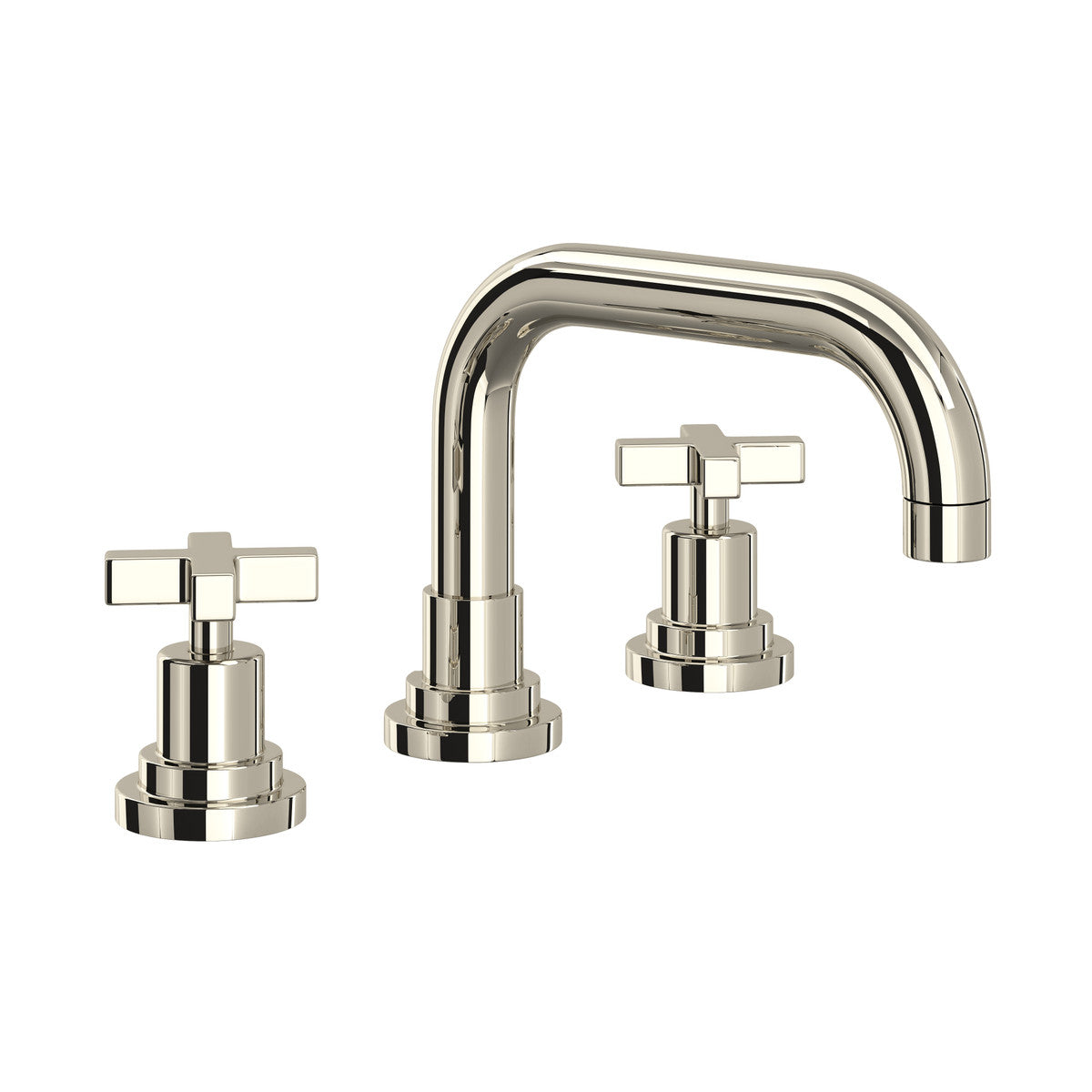 Rohl Lombardia Widespread Lavatory Faucet With U-Spout & Cross Handles - A2218XM-2