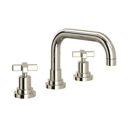 Rohl Lombardia Widespread Lavatory Faucet With U-Spout & Cross Handles - A2218XM-2