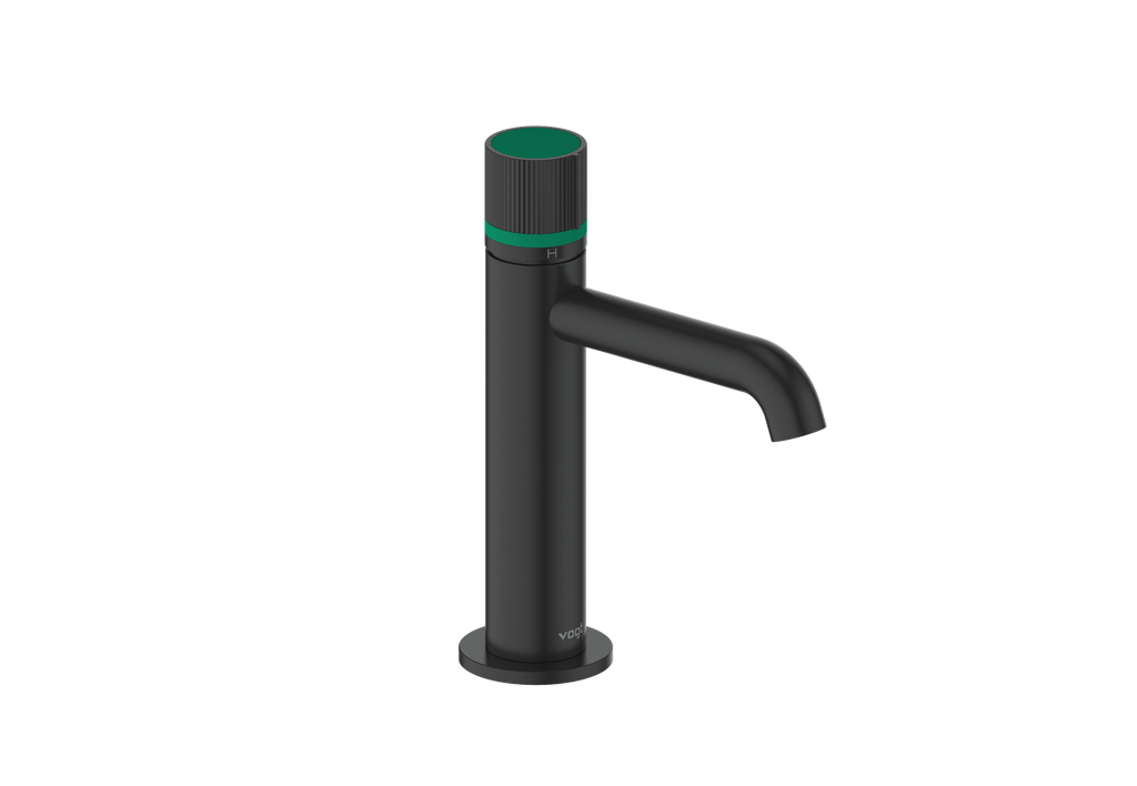 Vogt Mond Single Hole Lavatory Faucet with Pop-Up Drain - Matte Black