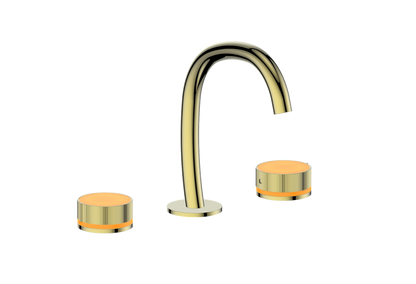Vogt Mond 8" C.C. Lavatory Faucet With Pop-Up Drain - Moon Handle - BF.M1.1331