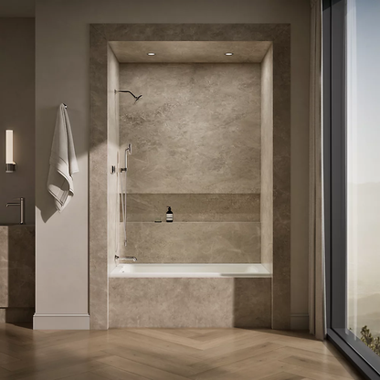 Kohler Archer 60" x 30" Alcove Bath, Right Drain