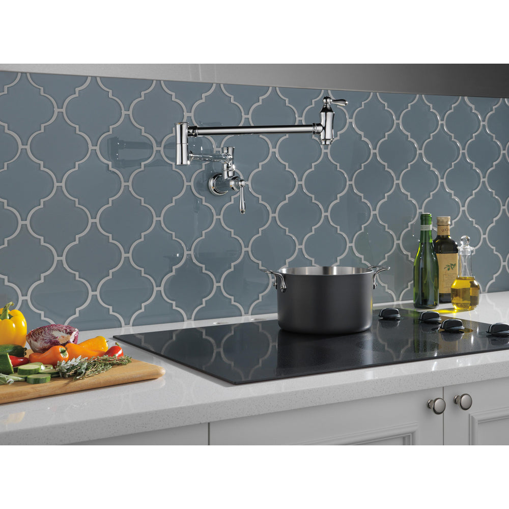 Delta Traditional Wall Mount Pot Filler - 1177LF