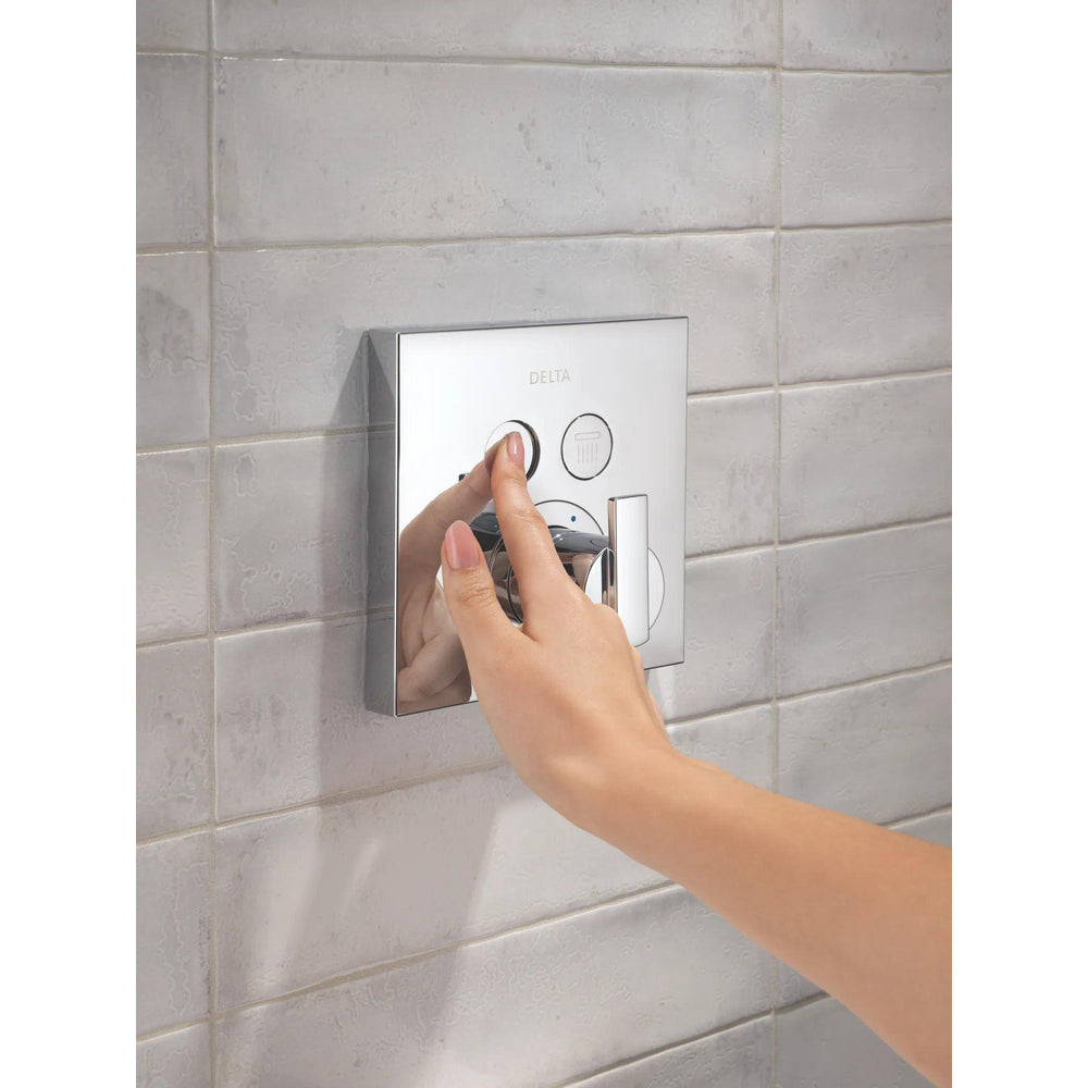 Delta SelectChoice Ara Angular Modern Push-Button Shower Trim - T37T267