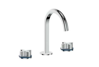 Vogt Mond 8" C.C. Lavatory Faucet With Pop-Up Drain - Cross Handle