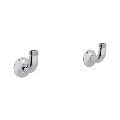 Perrin & Rowe Georgian Era Bridge Kitchen Faucet Wall Unions - U.6792