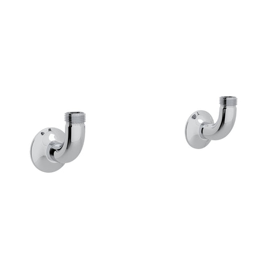 Perrin & Rowe Georgian Era Bridge Kitchen Faucet Wall Unions - U.6792