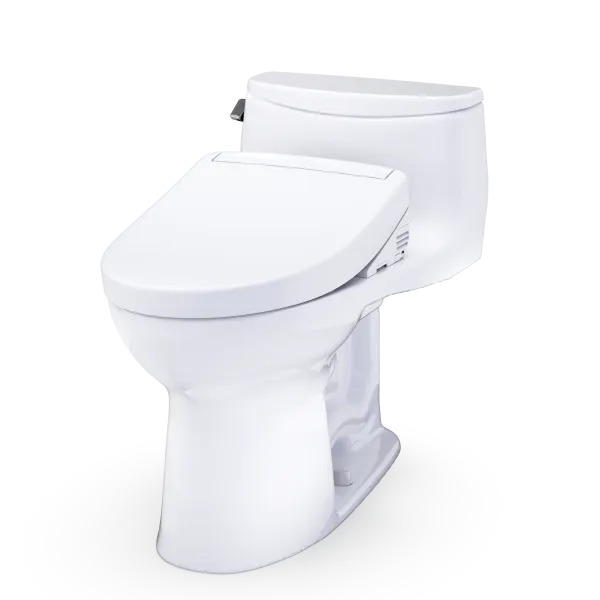 TOTO NEW Ultramax Washlet+ S5 Low Profile One-Piece Toilet - 1.28 GPF Universal Height