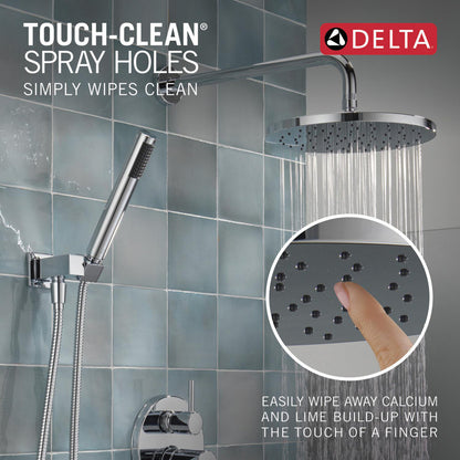 Delta T342702 Modern Cylindrical Raincan Shower Trim with Hand Shower