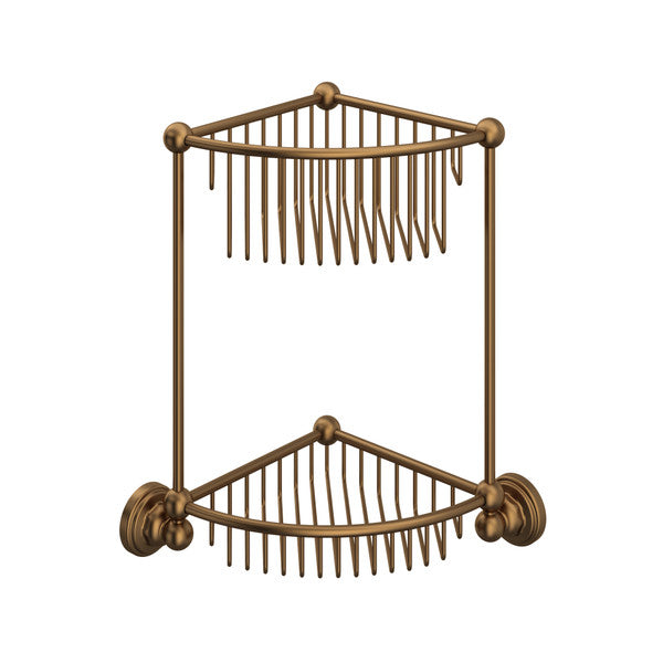 Perrin & Rowe Two Tier Corner Basket U.6959