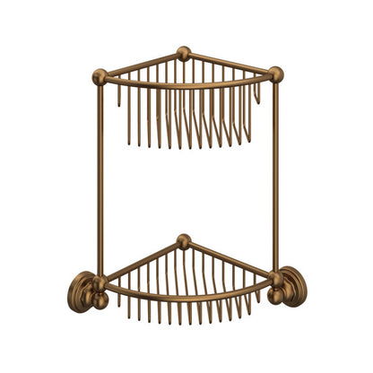 Perrin & Rowe Two Tier Corner Basket U.6959