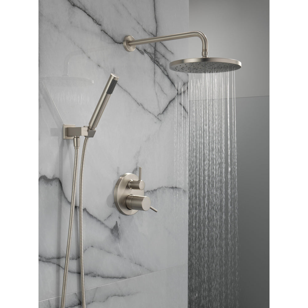 Delta T342702 Modern Cylindrical Raincan Shower Trim with Hand Shower