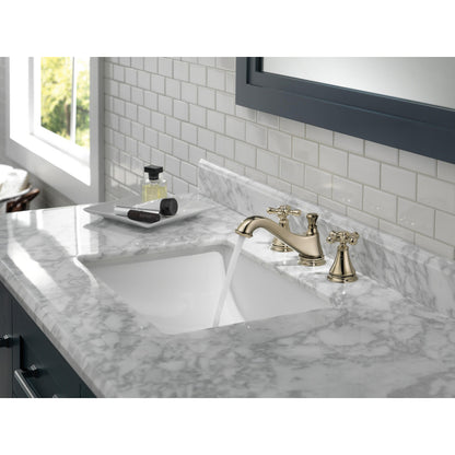 Delta Cassidy Metal Cross Handle Kit for Deck Mount Bathroom & Bidet - H295