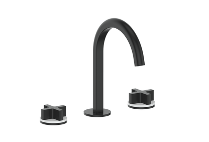 Vogt Mond 8" C.C. Lavatory Faucet With Pop-Up Drain - Cross Handle