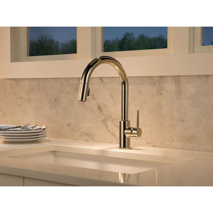 Robinet de cuisine rétractable Delta Trinsic à poignée unique, 6,8 L/min