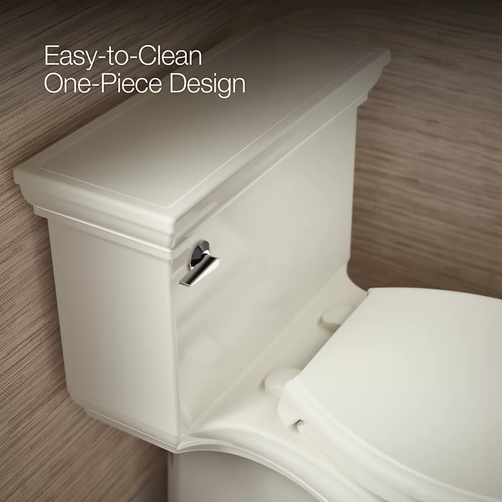 Kohler Memoirs Stately One-Piece Compact Elongated Toilet With Skirted Trapway, 1.28 GPF