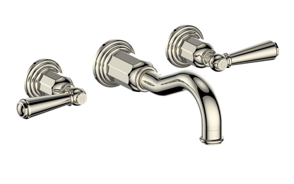 Vogt Carinthia 8" C.C. Wall Mount Lavatory Faucet With Rough-In Valve - BF.CX.1520.CC