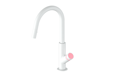 Vogt Mond 16" Kitchen Faucet in Matte White, KF.16M1.1504.MW