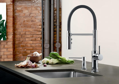 Blanco Catris Flexo Semi-Pro Pull-Down Faucet Dual Spray 1.5 GPM