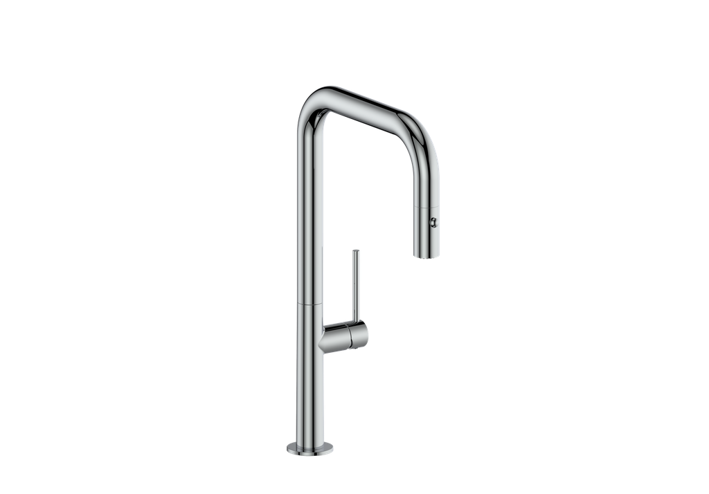 Vogt Dornbirn Pull Down 16" Kitchen Faucet With U-Spout