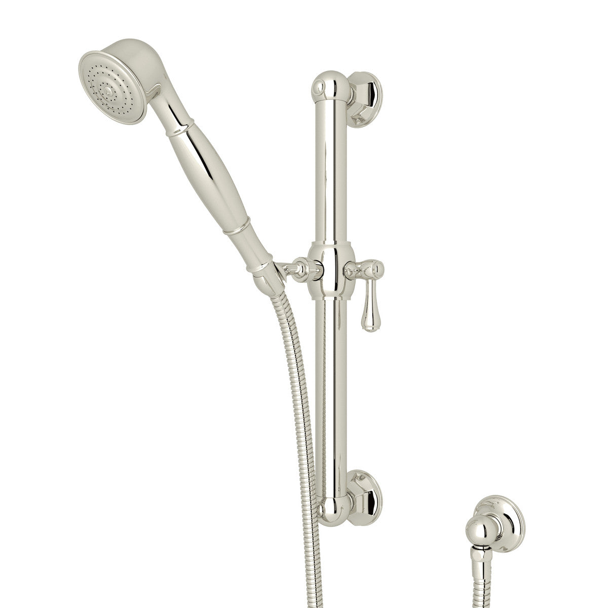 Rohl Handshower Set With 24" Grab Bar And Single Function Handshower - 1282