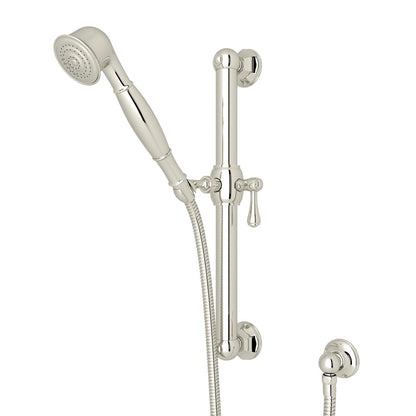 Rohl Handshower Set With 24" Grab Bar And Single Function Handshower - 1282