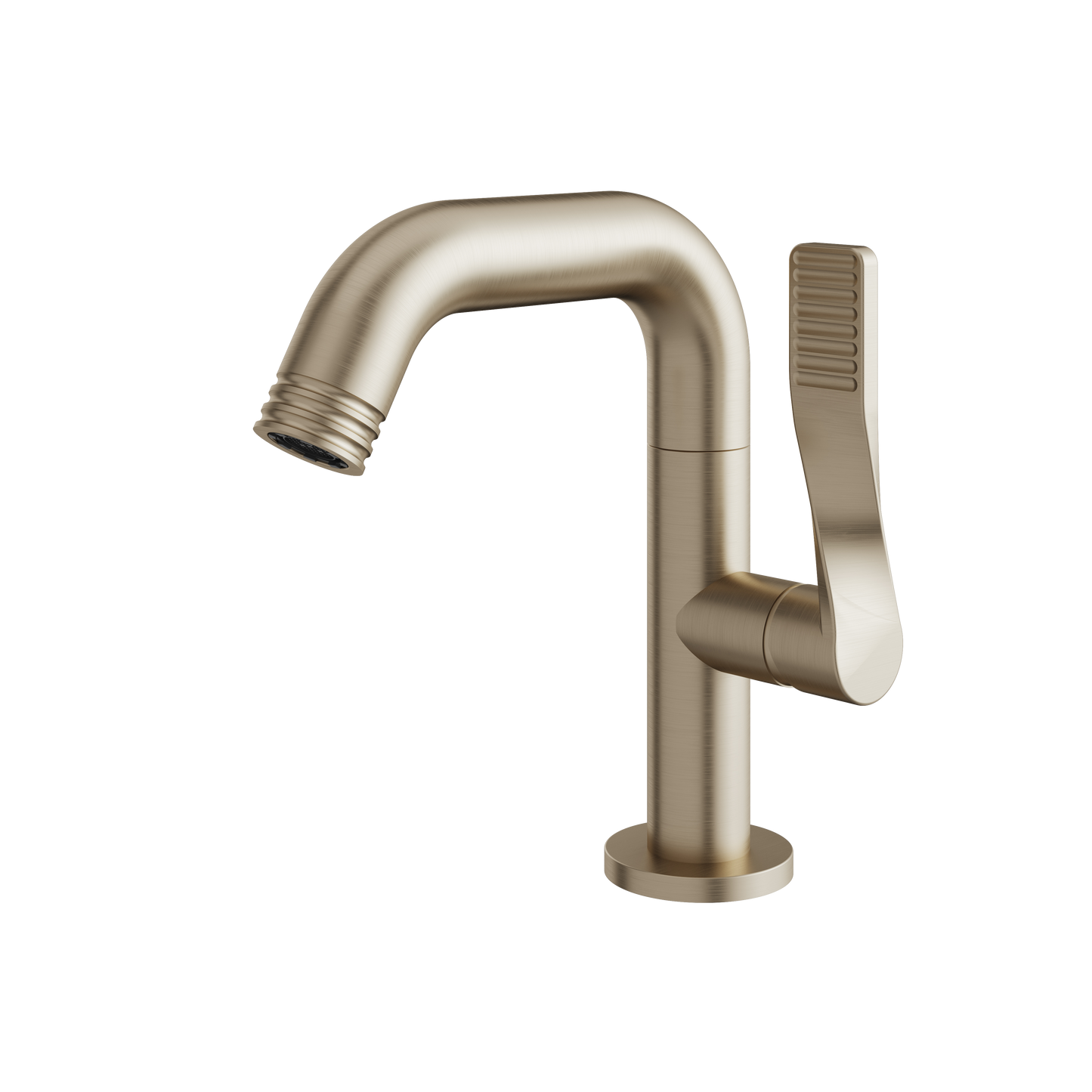 Aquabrass 12014 Solo Tubo Single-Hole Lavatory Faucet