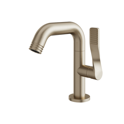 Aquabrass 12014 Solo Tubo Single-Hole Lavatory Faucet