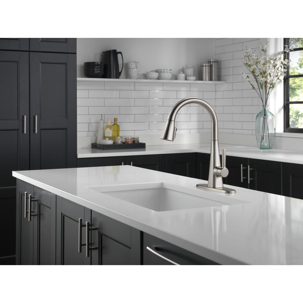 Delta Lenta Single-Handle Pull-Down Kitchen Faucet